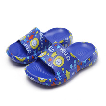 ODM OEM High quality colorful New kids summer slippers  girls boys to wear out flat bottom casual cartoon printed sandals